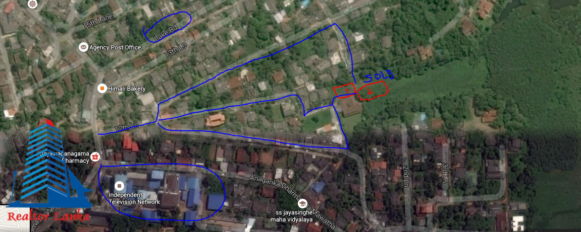 14th Lane Properties Map